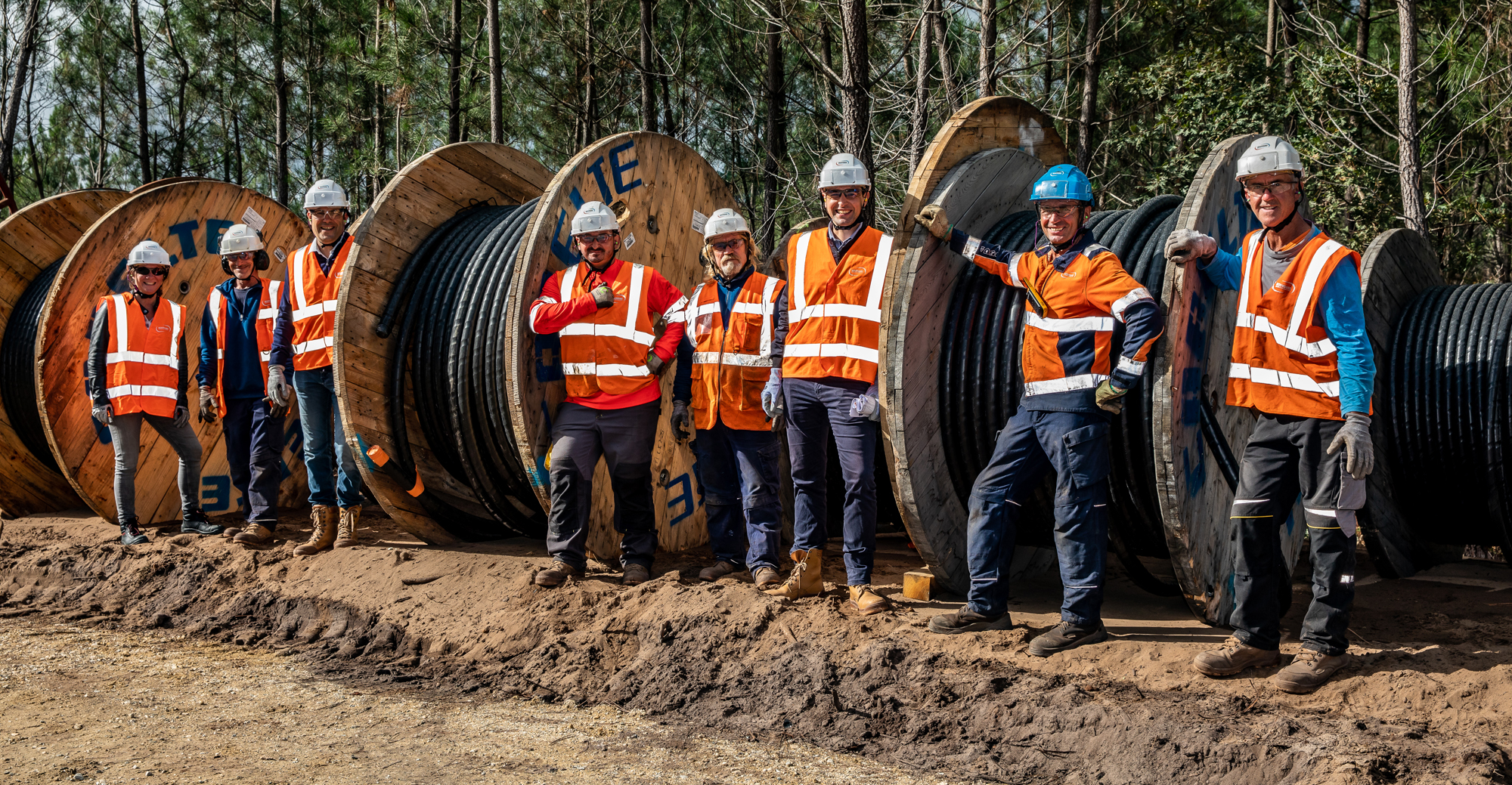 nos équipes travaillant sur center parcs