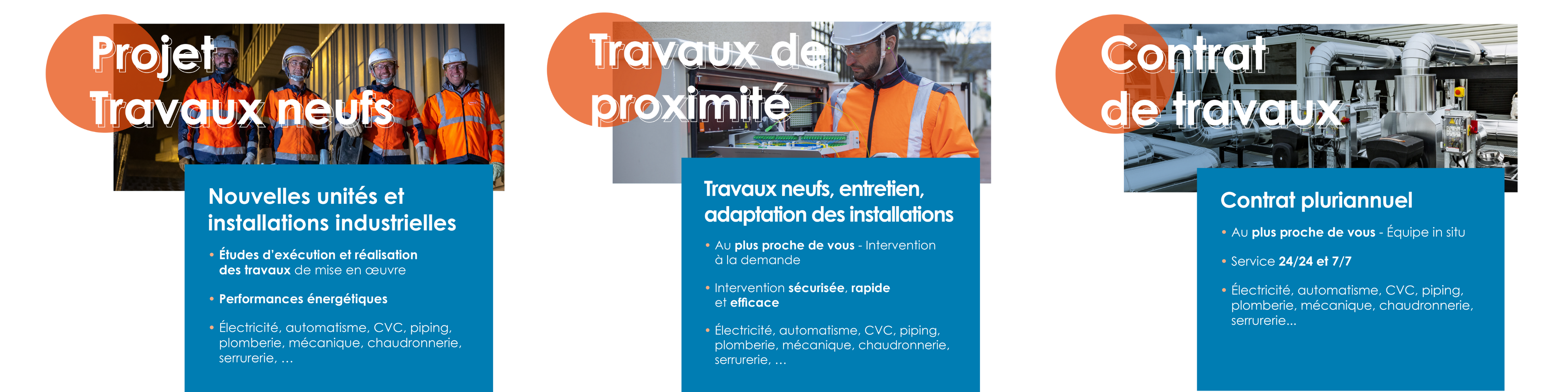 offres travaux industriels