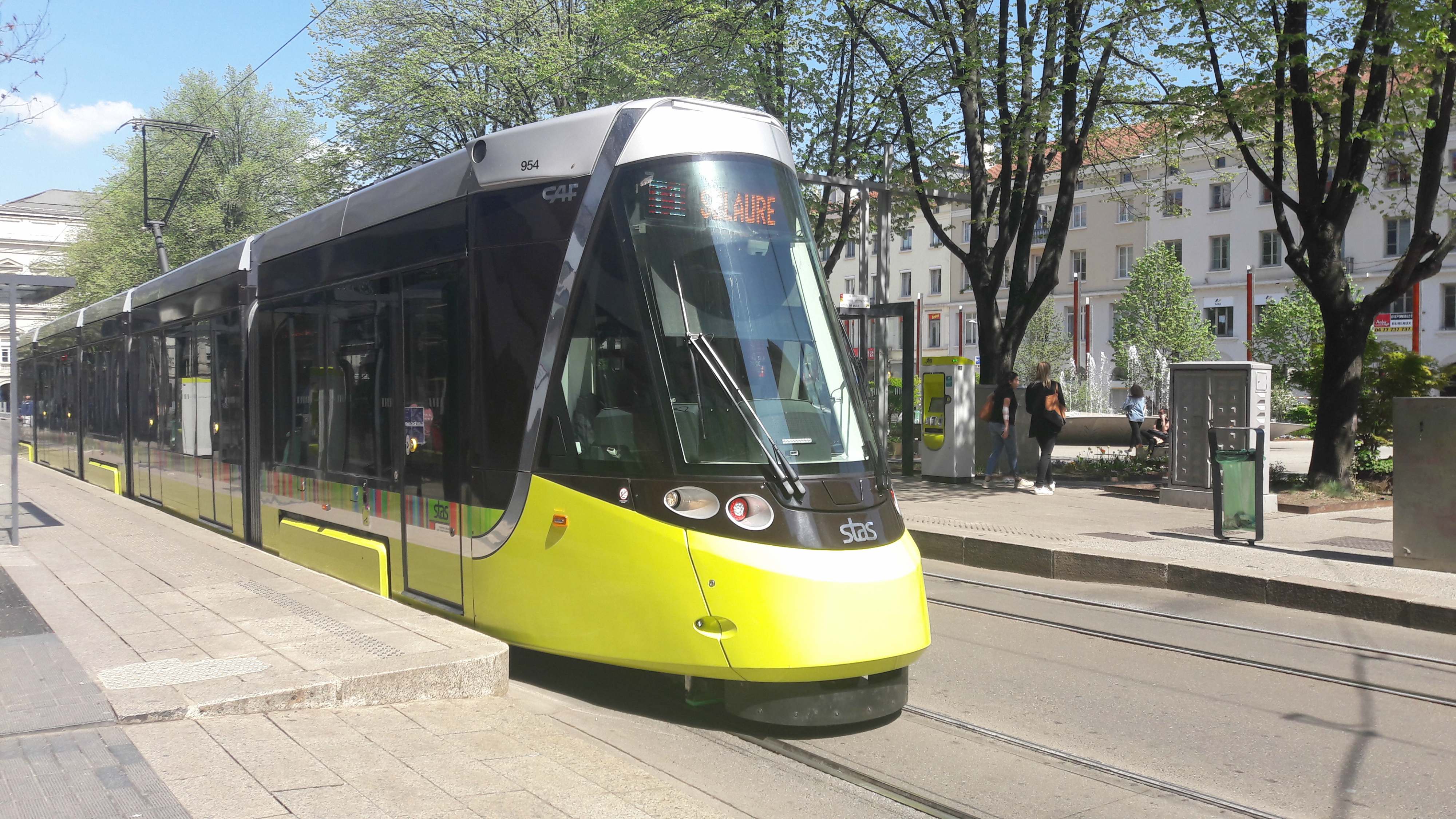 saint étienne tramway