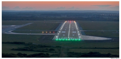 Piste principale de l'aéroport de Rennes